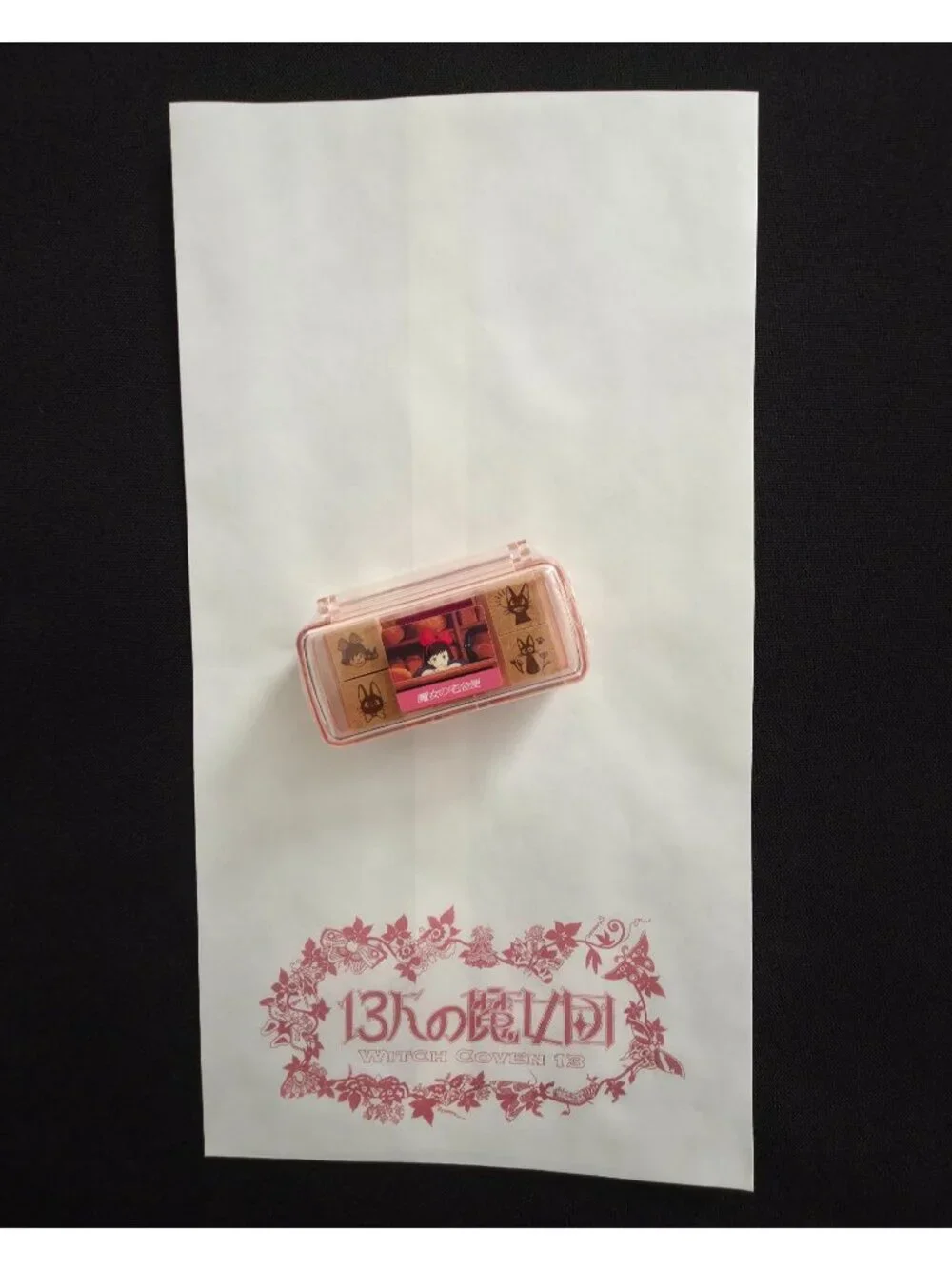 Studio Ghibli Park Japan Kikis Delivery Service Mini Rubber Stamp Set + Ink Pad